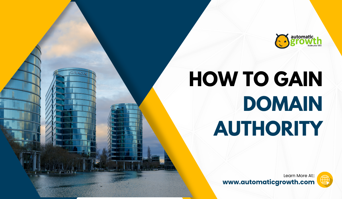 How To Gain Domain Authority