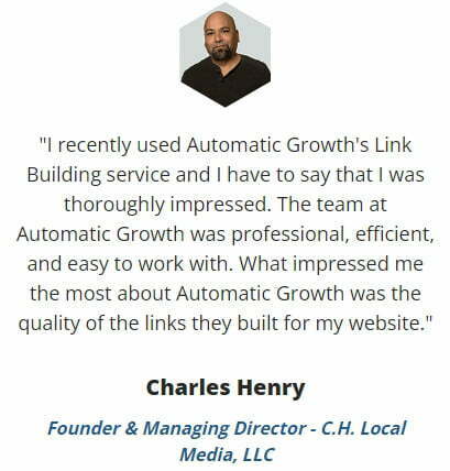 Charles Henry  - A client of Automatic Growth