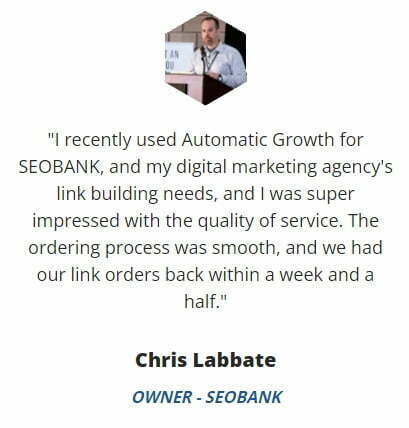 Chris Labbate - A client of Automatic Growth