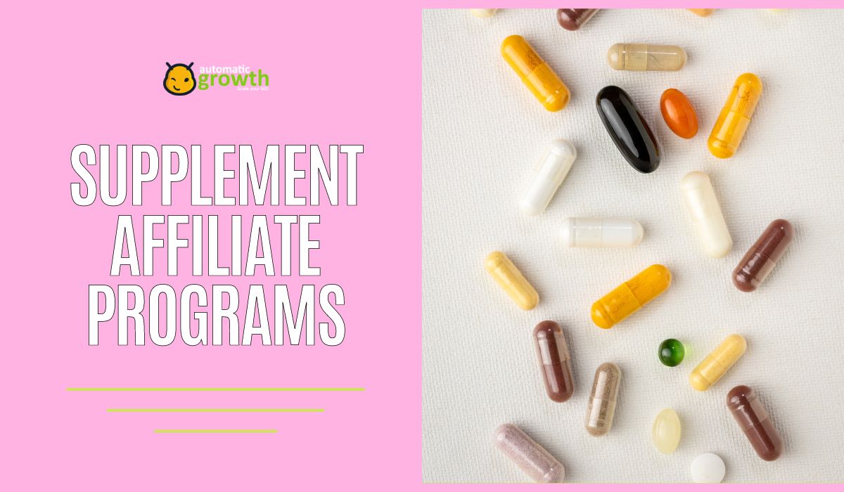 Demystifying Supplement Affiliate Programs: A Comprehensive Blueprint For Success