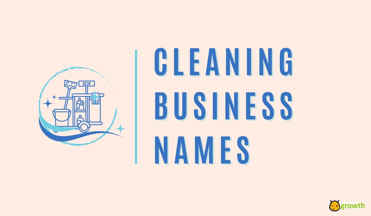 Clever Cleaning Business Names That Make an Impression
