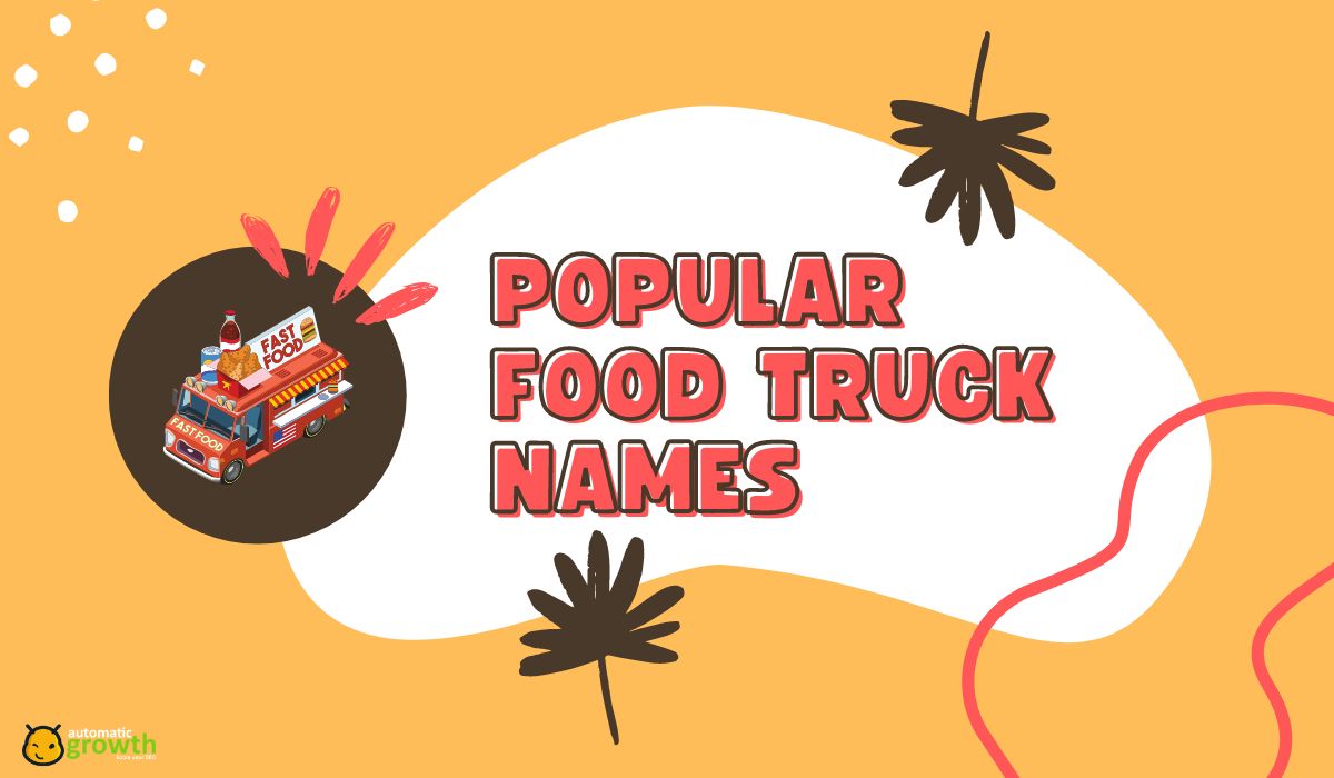 Popular Food Truck Names to Attract Customers