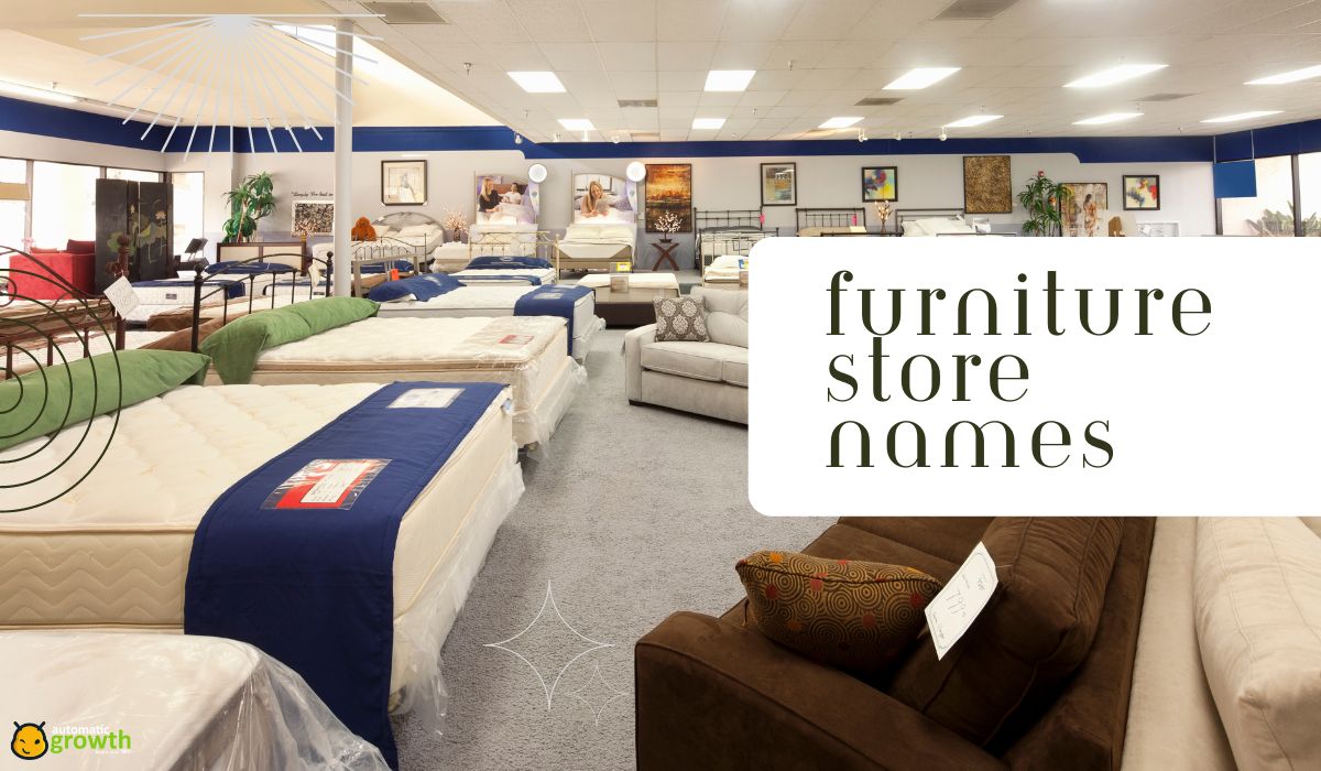 101+ Furniture Store Names: Furnishing Your Business Identity