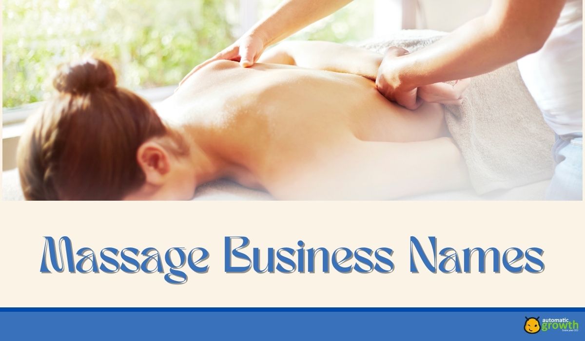 Relaxing Massage Business Names for Ultimate Tranquility