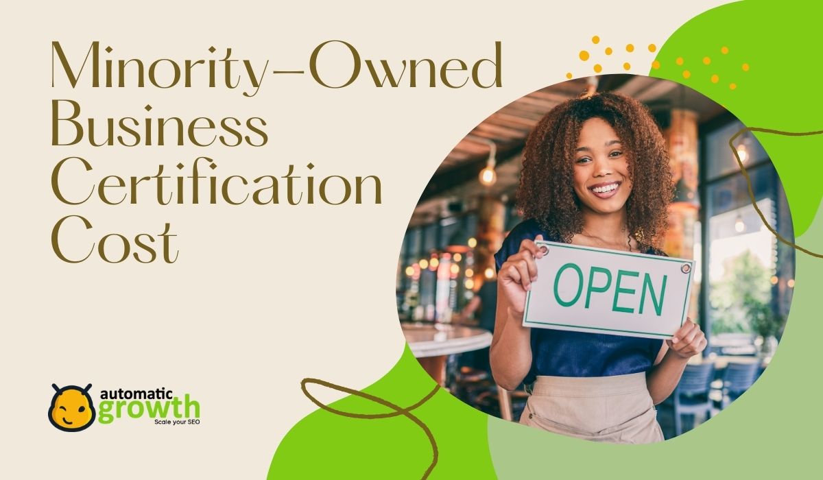 Minority-Owned Business Certification Cost
