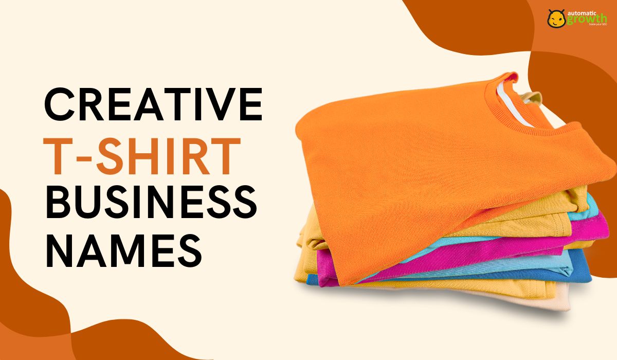 100+ Creative T-Shirt Business Names: Crafting Your Brand Identity