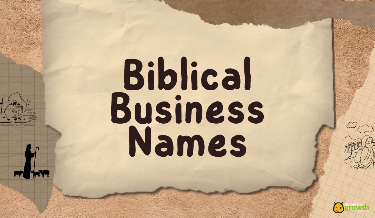 101+ Biblical Business Names