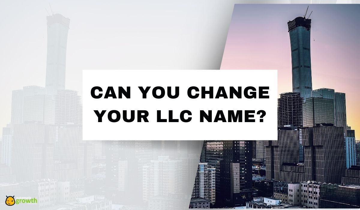 Can You Change Your LLC Name?