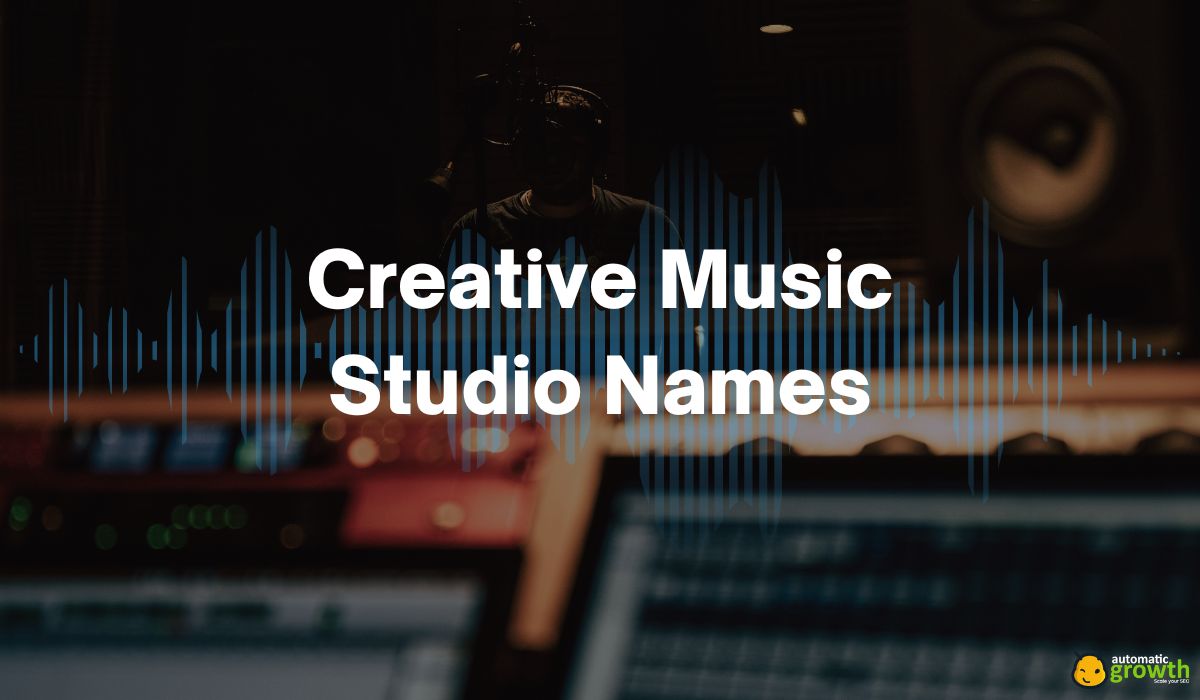 Creative Music Studio Names