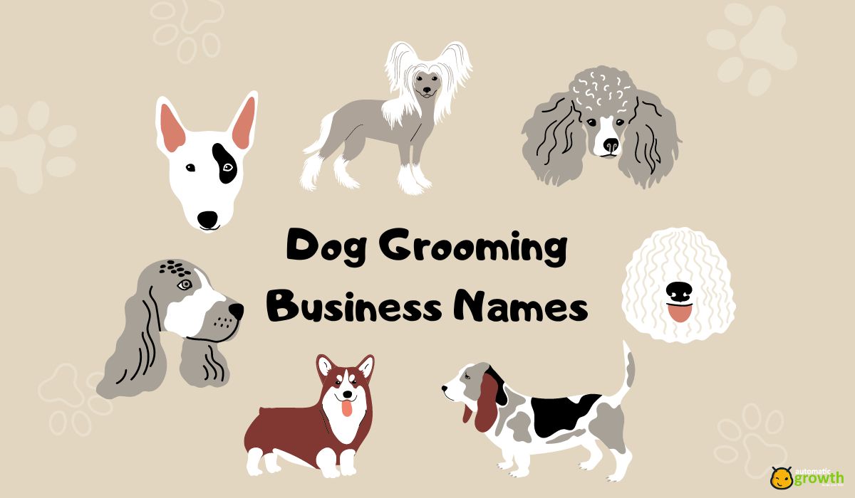 166+ Dog Grooming Business Names