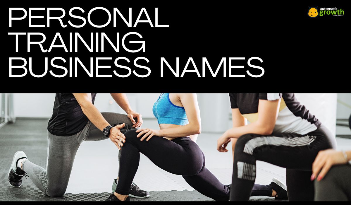 180+ Personal Training Business Names