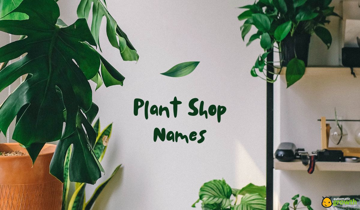 199+ Plant Shop Names