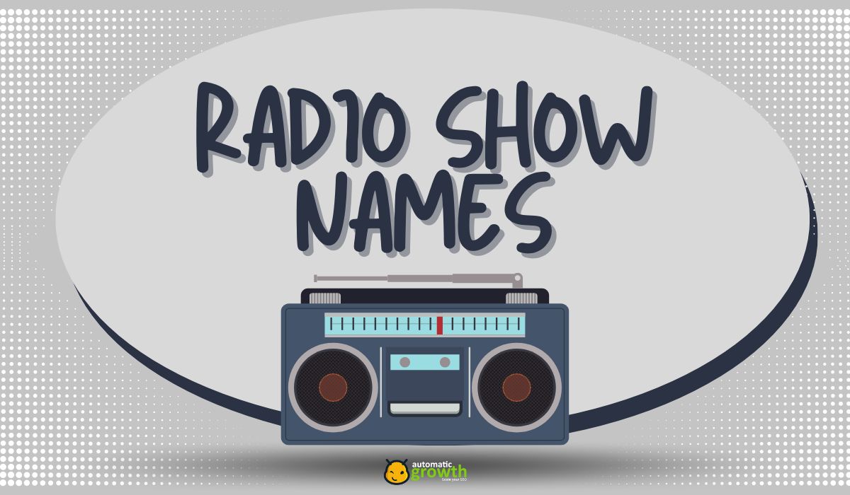 101+ Radio Show Names To Consider