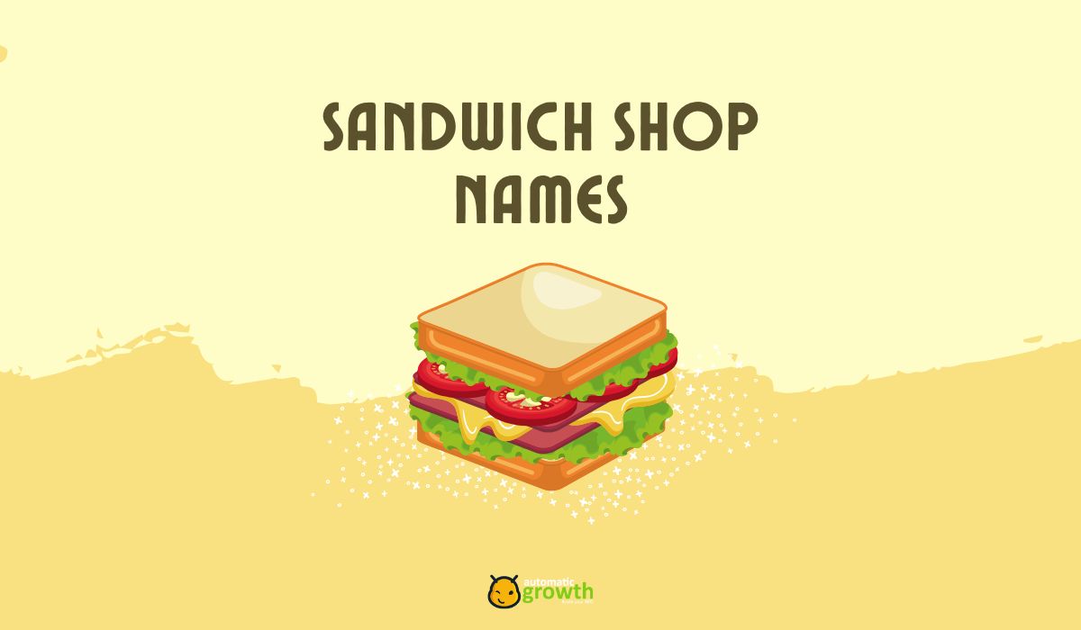 Sandwich Sensations: 120+ Sandwich Shop Names with Flavorful Appeal