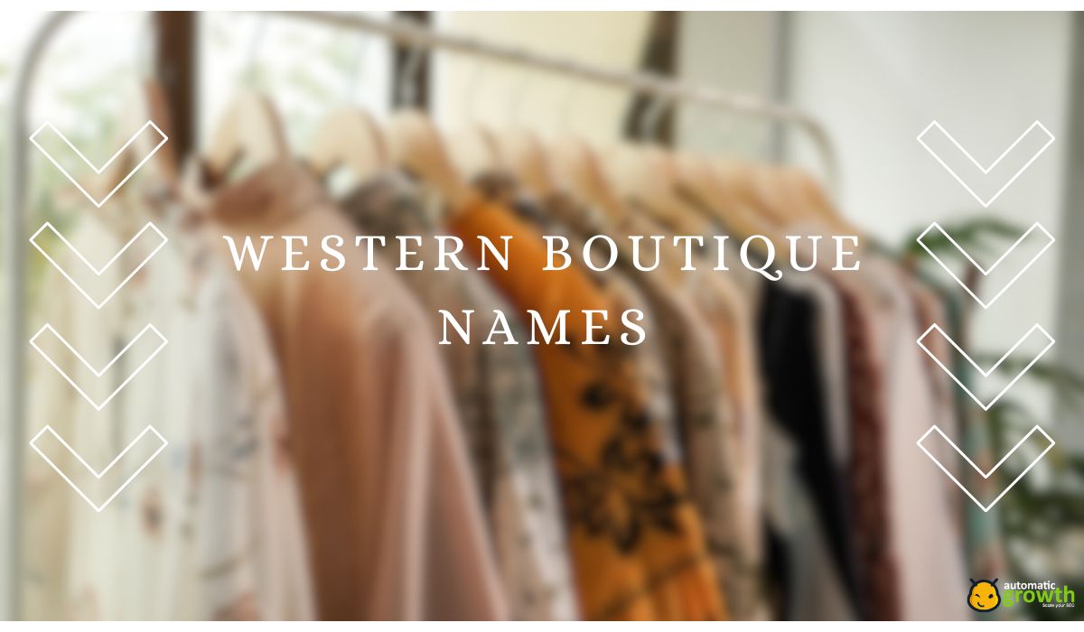 133+ Western Boutique Names