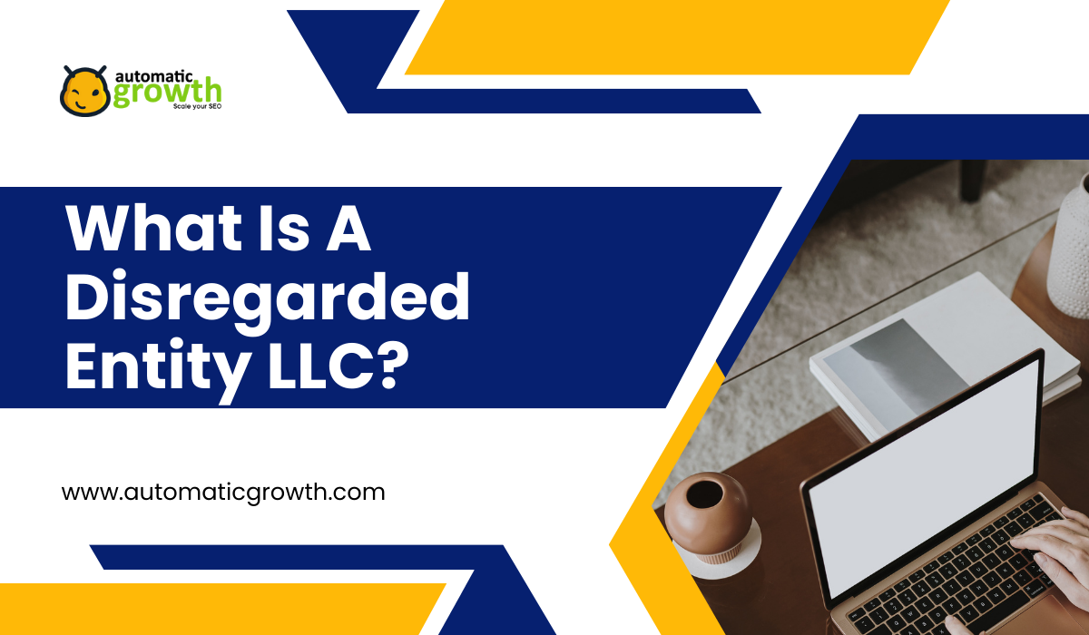 What Is A Disregarded Entity LLC?